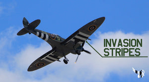 Black and White Stripes of the WWII Warbirds