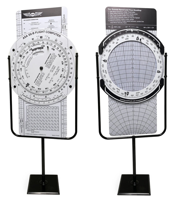 ASA AirClassics® Metal E6-B Flight Computer
