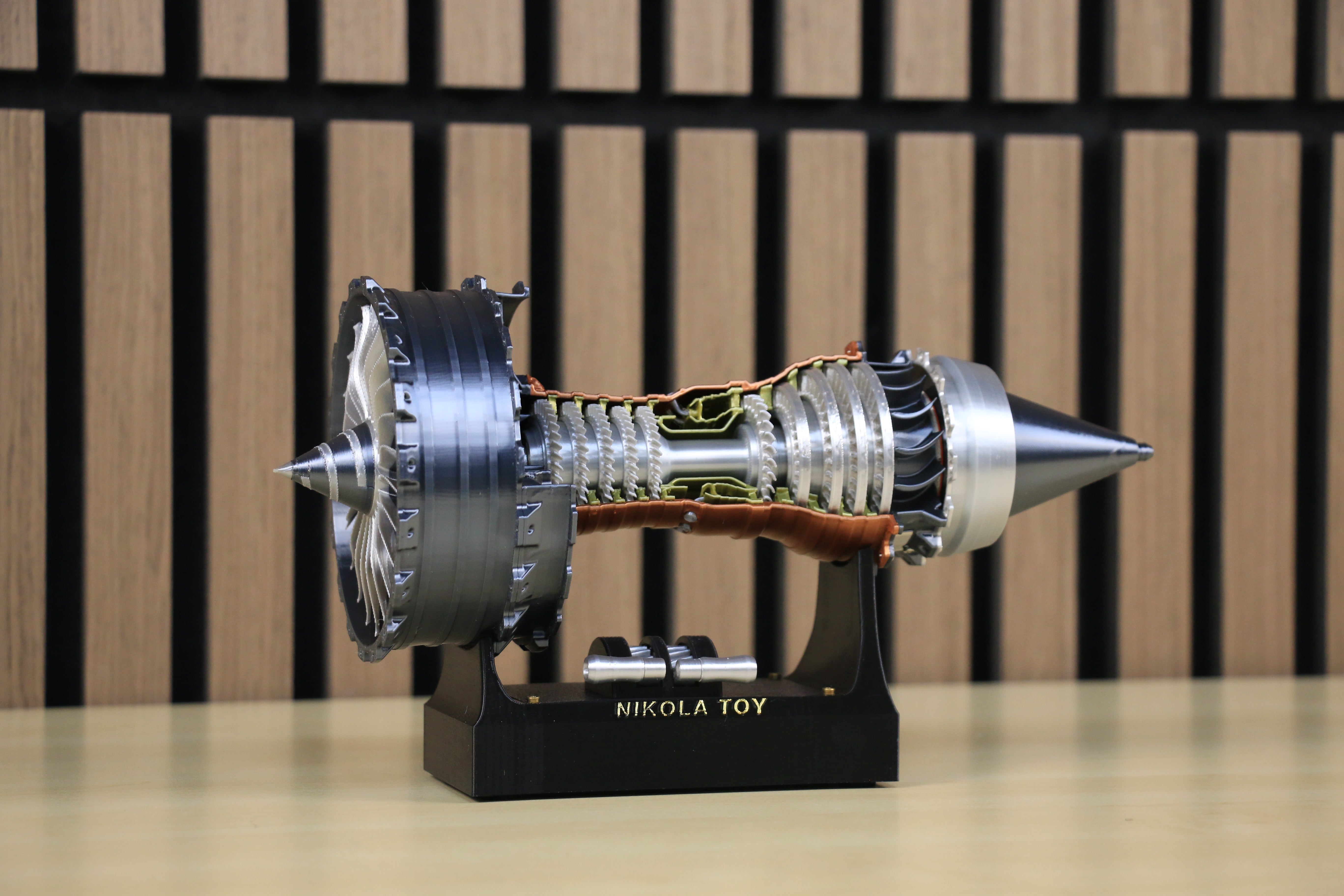 NikolaToy Turbofan engine model