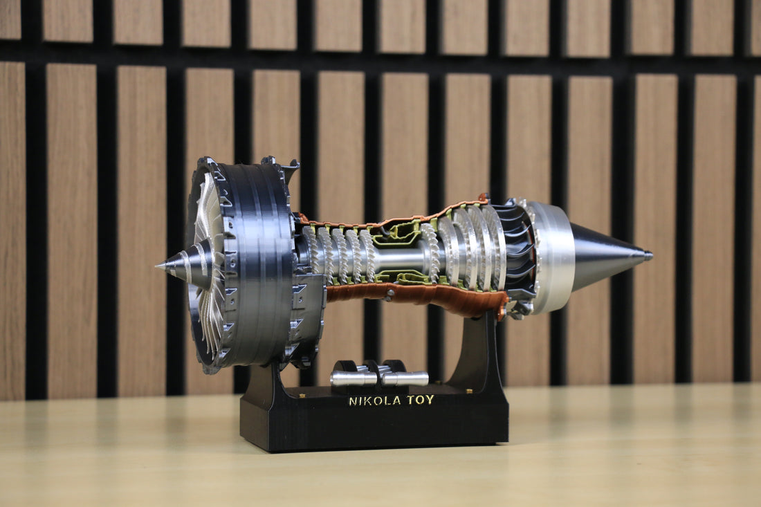 NikolaToy Turbofan engine model