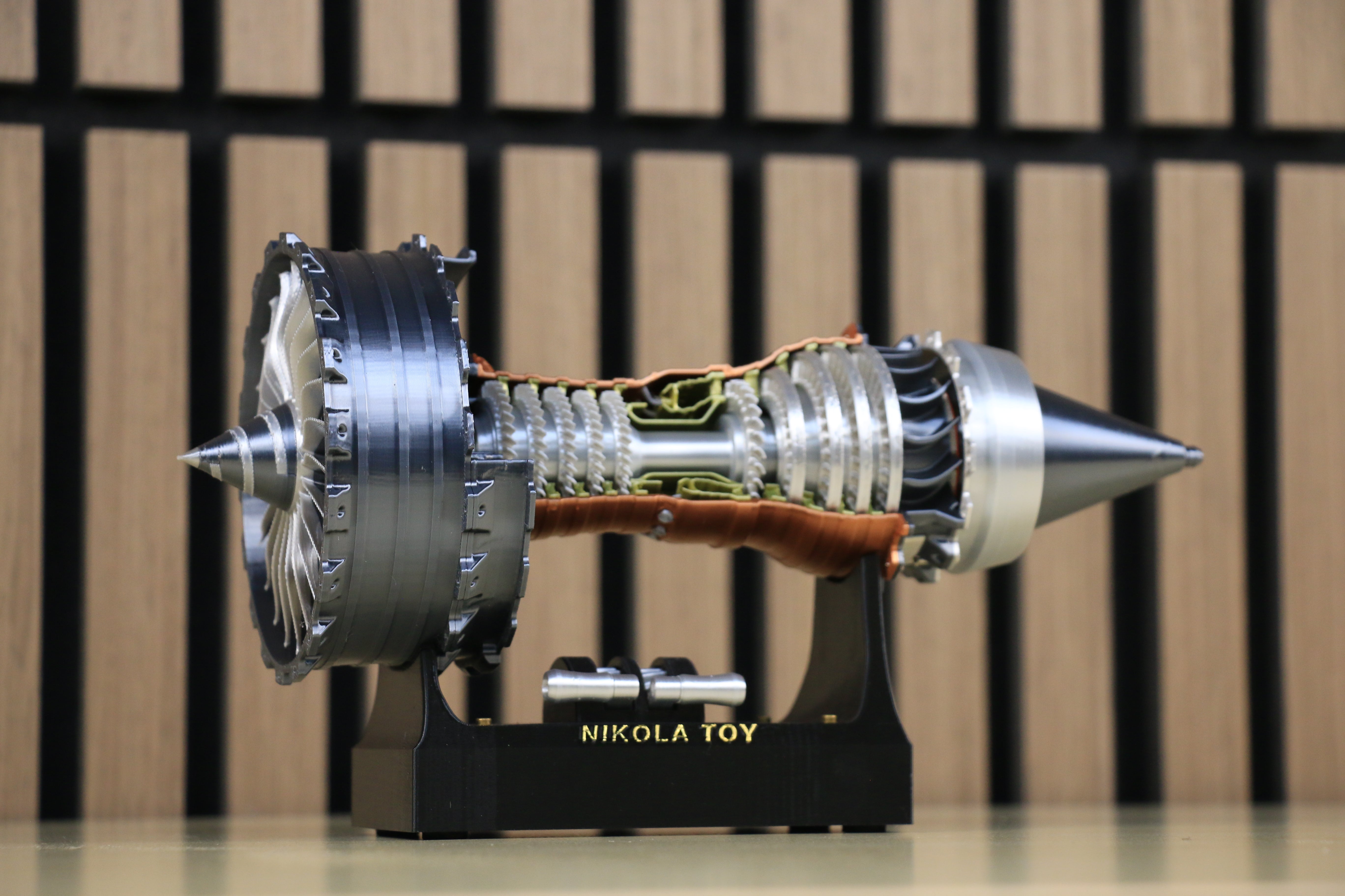 NikolaToy Turbofan engine model