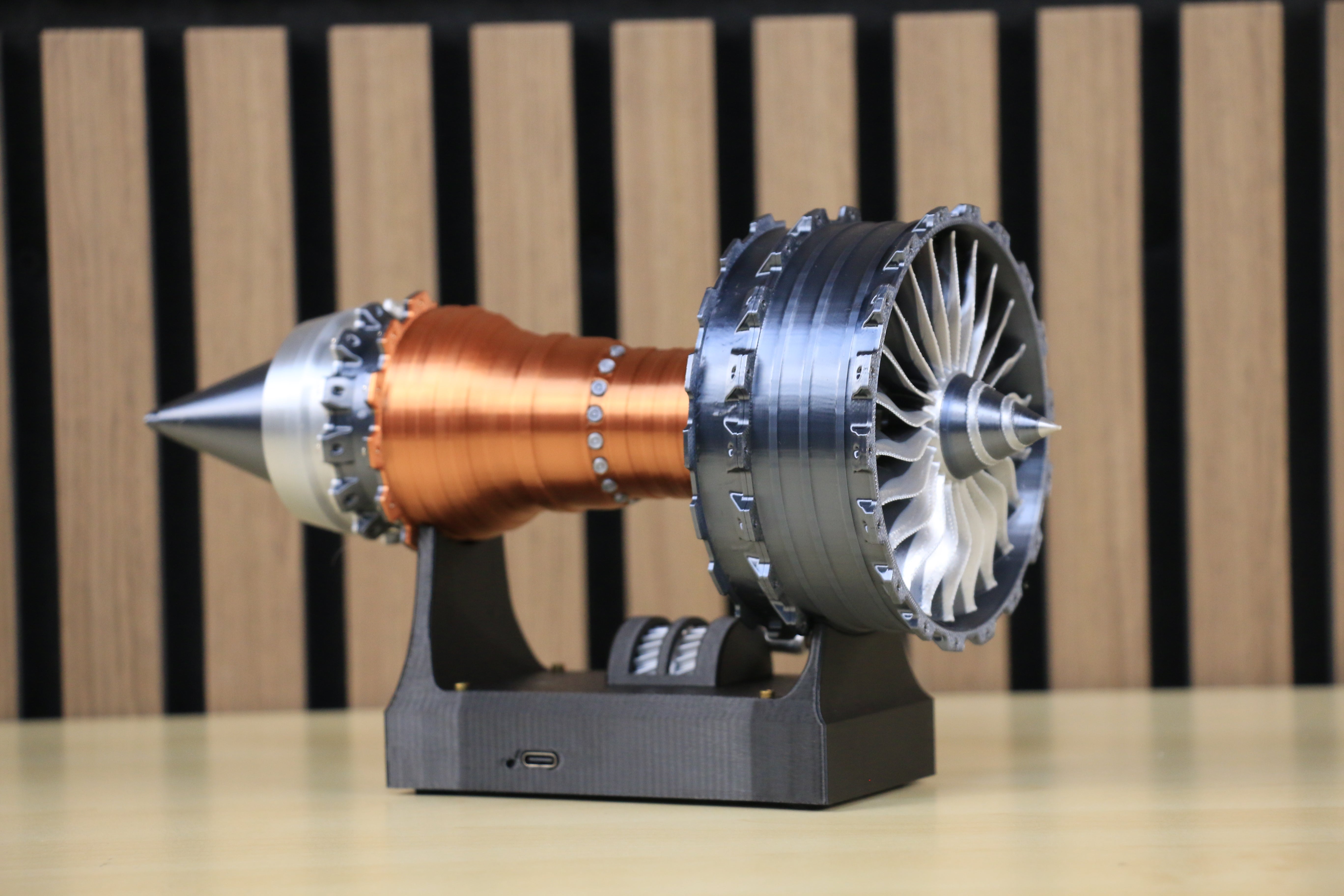 NikolaToy Turbofan engine model