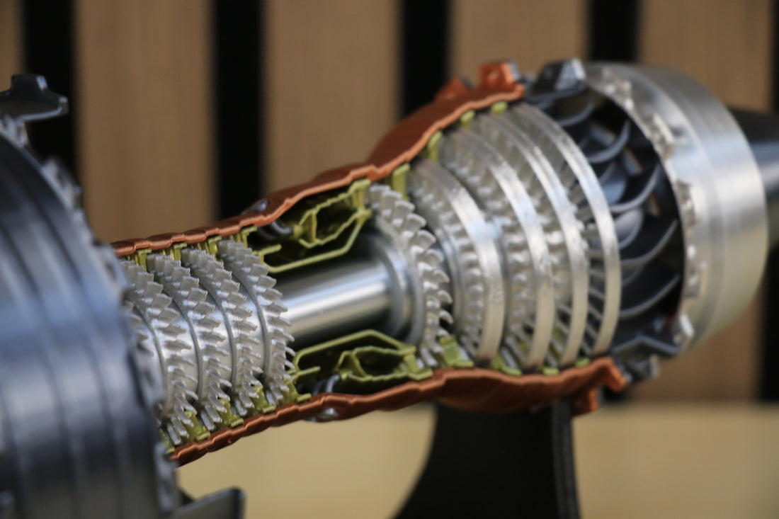 NikolaToy Turbofan engine model