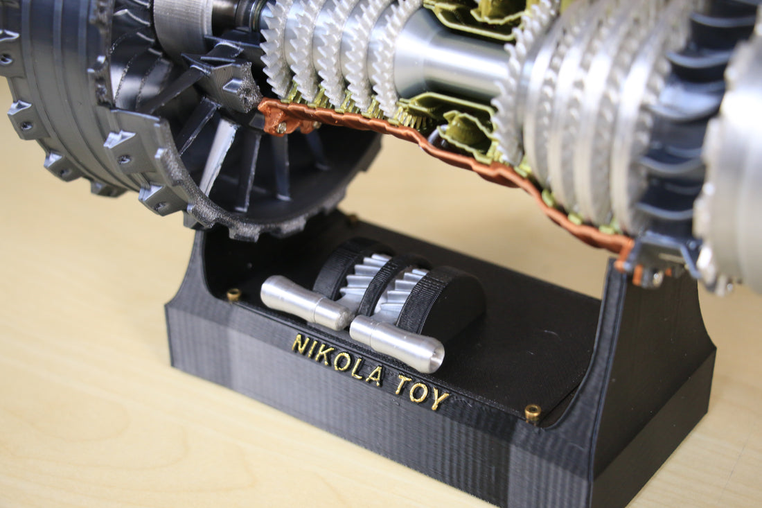 NikolaToy Turbofan engine model