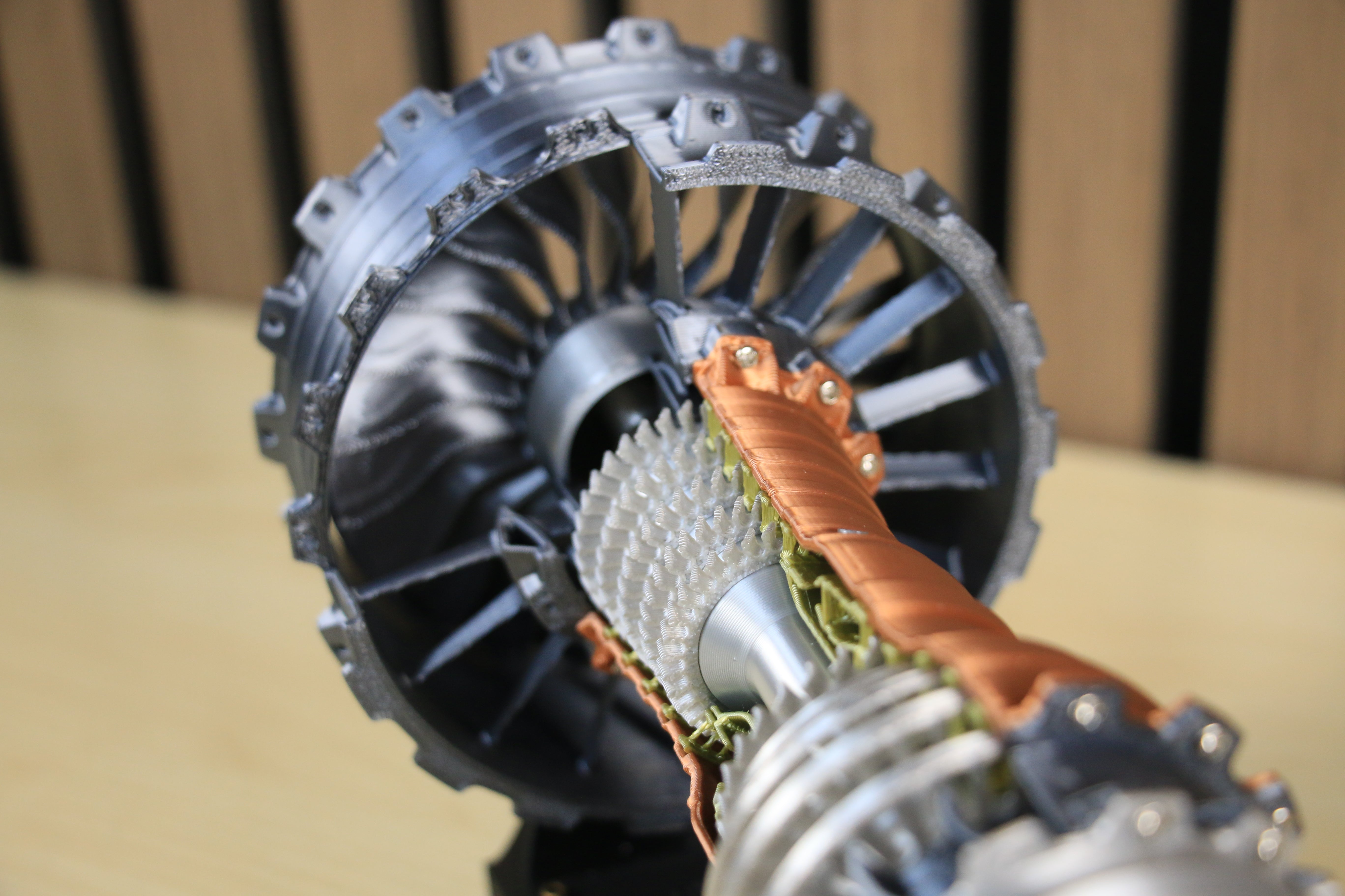 NikolaToy Turbofan engine model