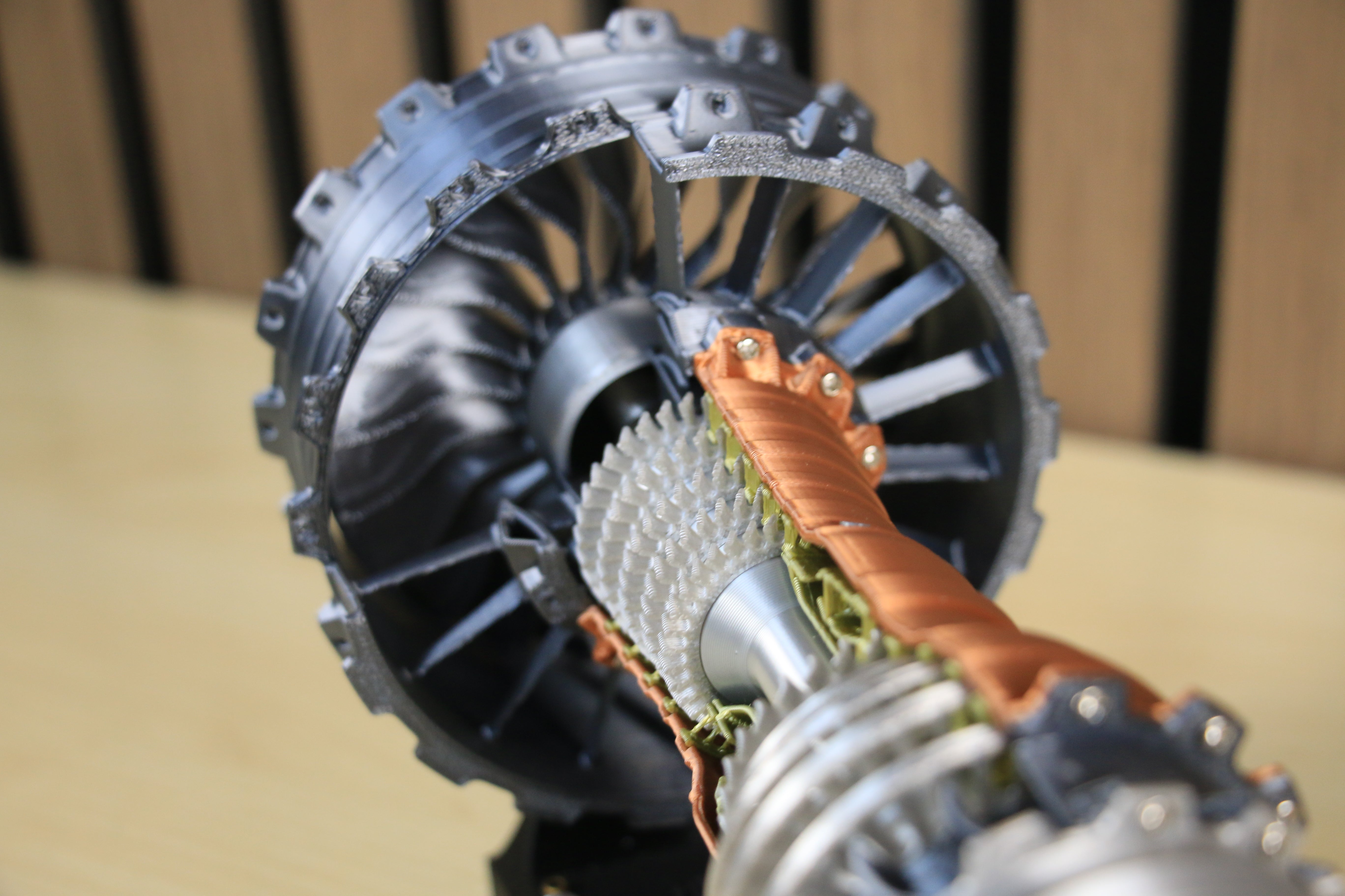 NikolaToy Turbofan engine model