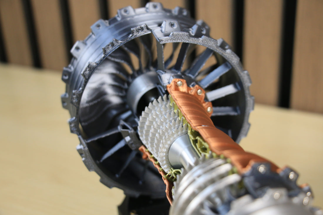NikolaToy Turbofan engine model