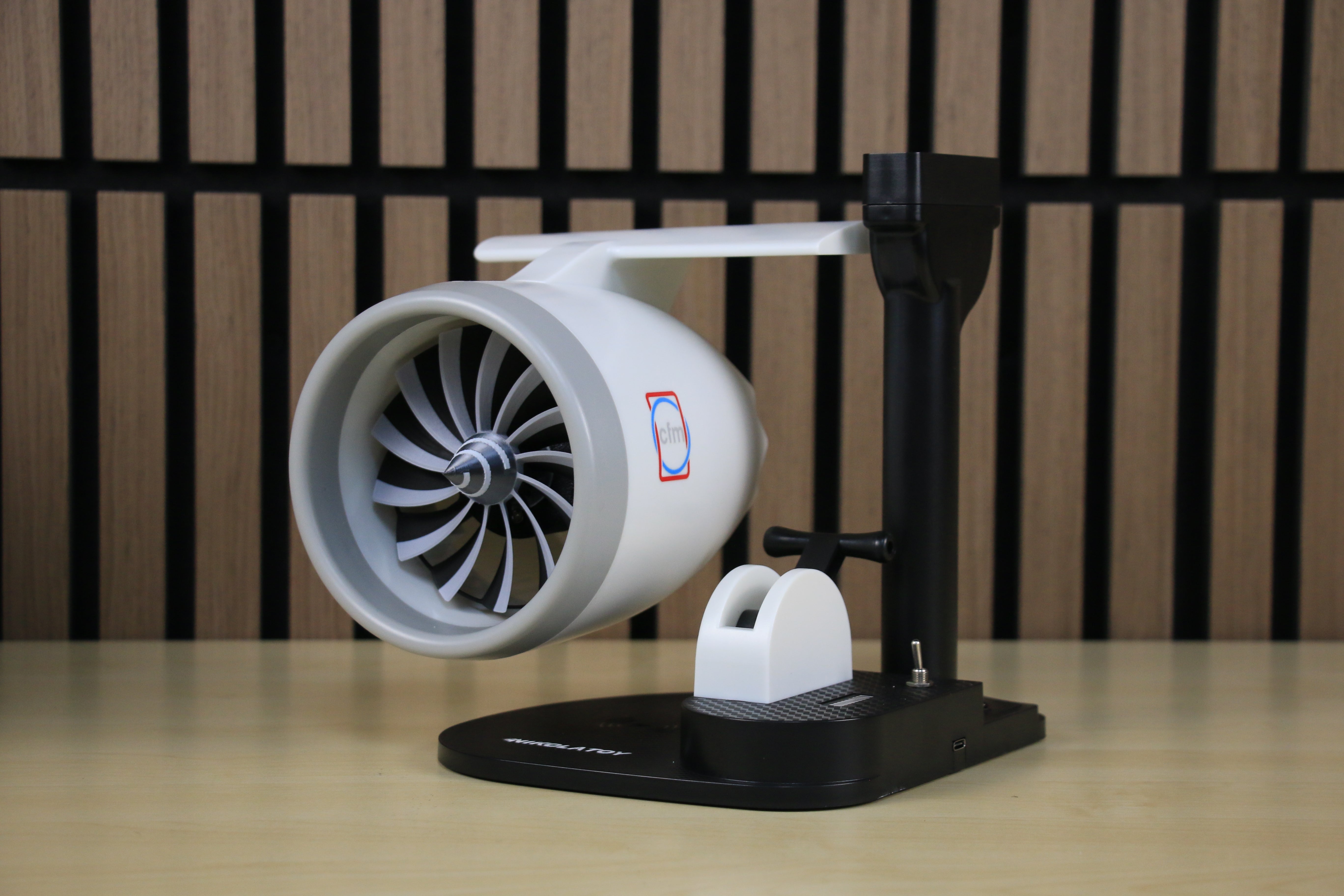 Nikola Toy 3-in-1 Desktop JetFan & Wireless Charger