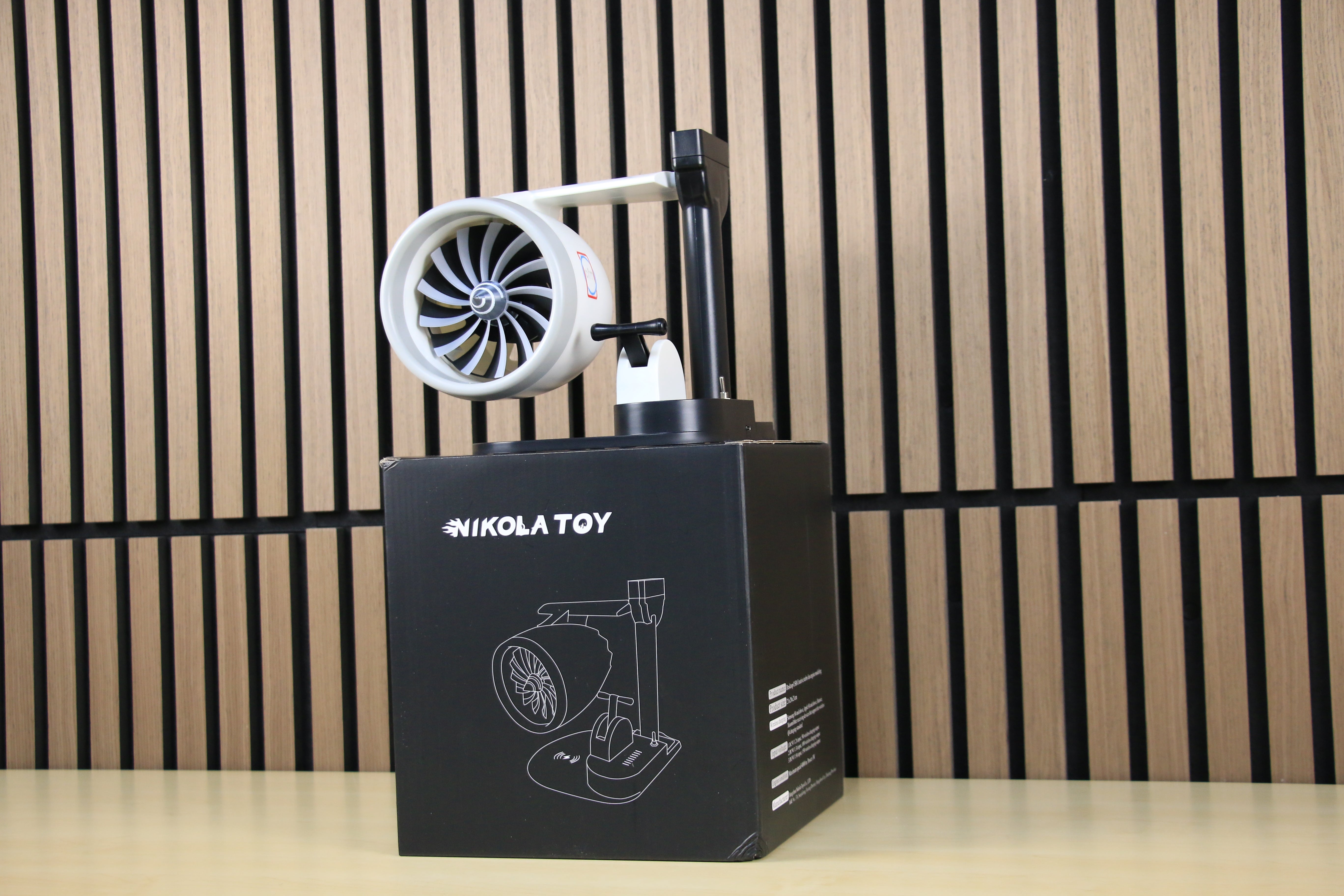 Nikola Toy 3-in-1 Desktop JetFan & Wireless Charger