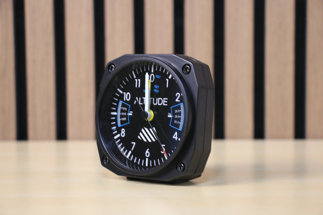 Aviation Instrument Desk Clocks